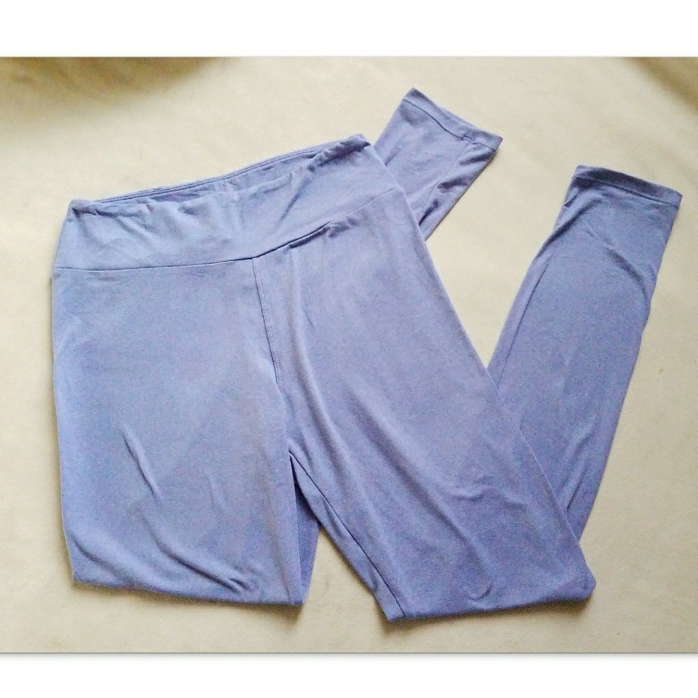 LuLaRoe leggings OS heathered lilac purple NEW